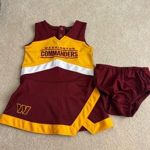 Washington Commanders Infant Cheer Dress Set - Burgundy & Gold